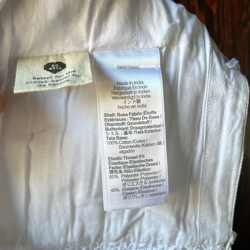 Madewell White Poplin Crop Top - Picture 5 of 5